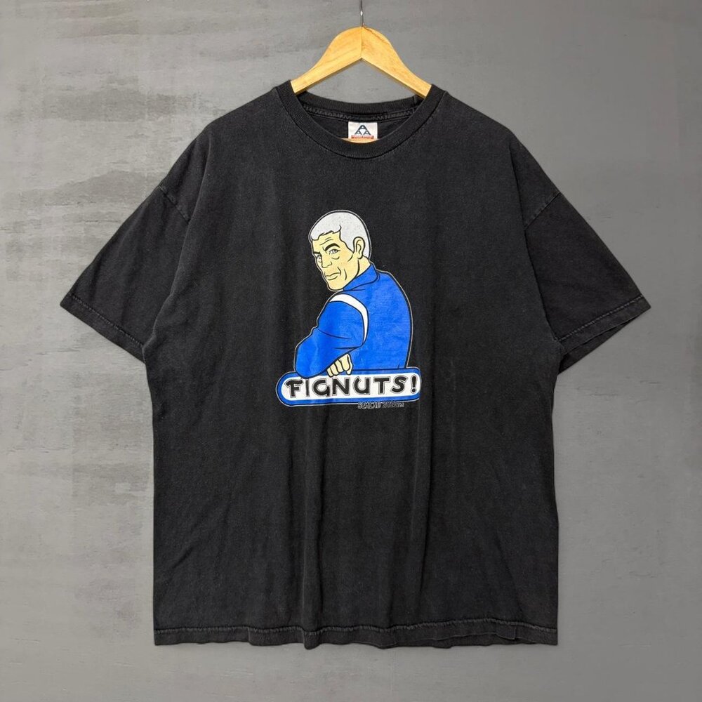 Vintage 2000's Adult Swim/Cartoon Network Sealab 2021 Fignuts shirt XXL